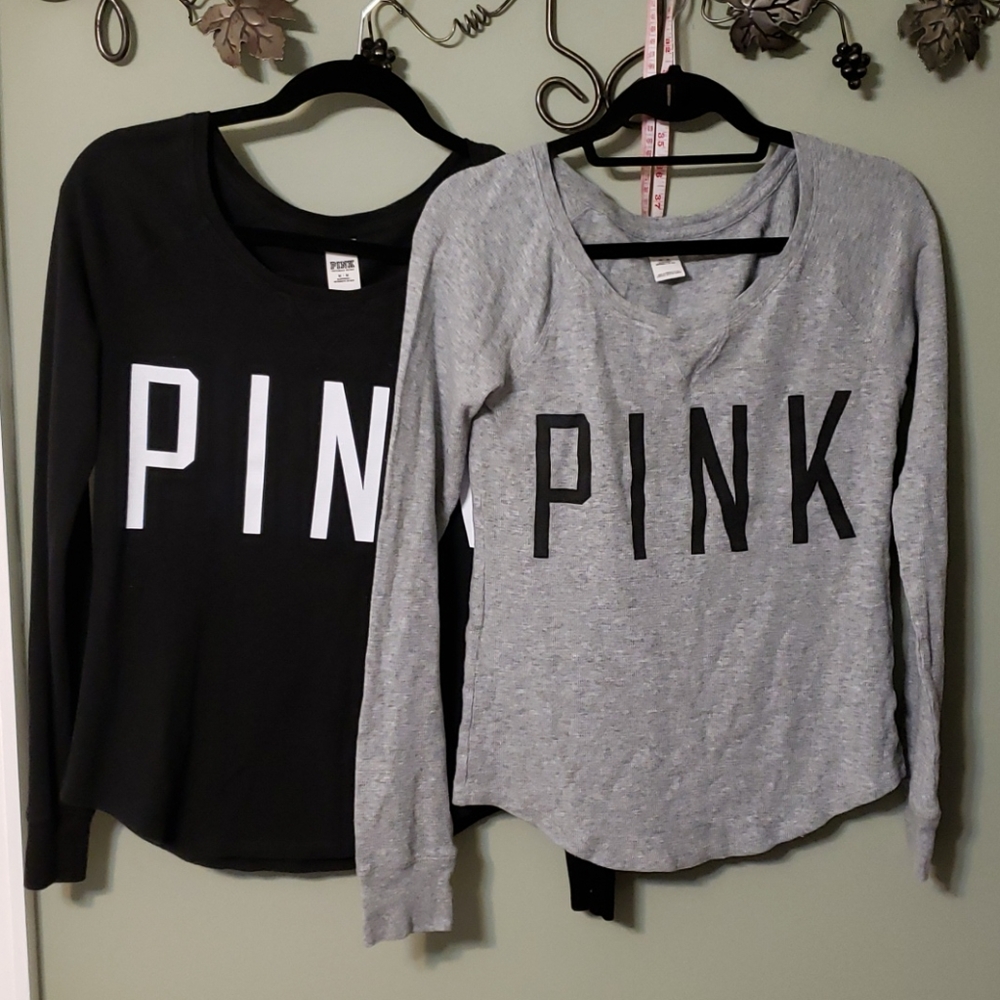 Bundle of VS PINK thermal shirts